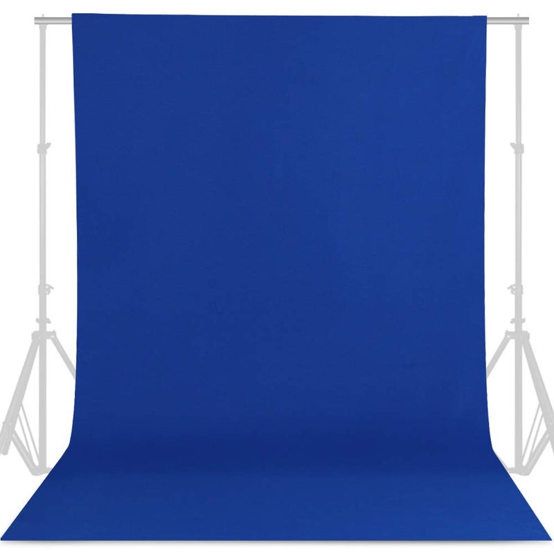 GFCC 6FT x 10FT Royal Blue Backdrop Background Blue Photo Background Photography Backdrop for Photoshoot Screen for Video Recording Picture - Image 1